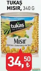 TUKAŞ MISIR KONSERVESİ 340 G